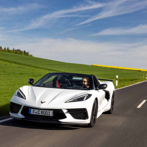 2026 Chevrolet Corvette Stingray Convertible European Version Front View