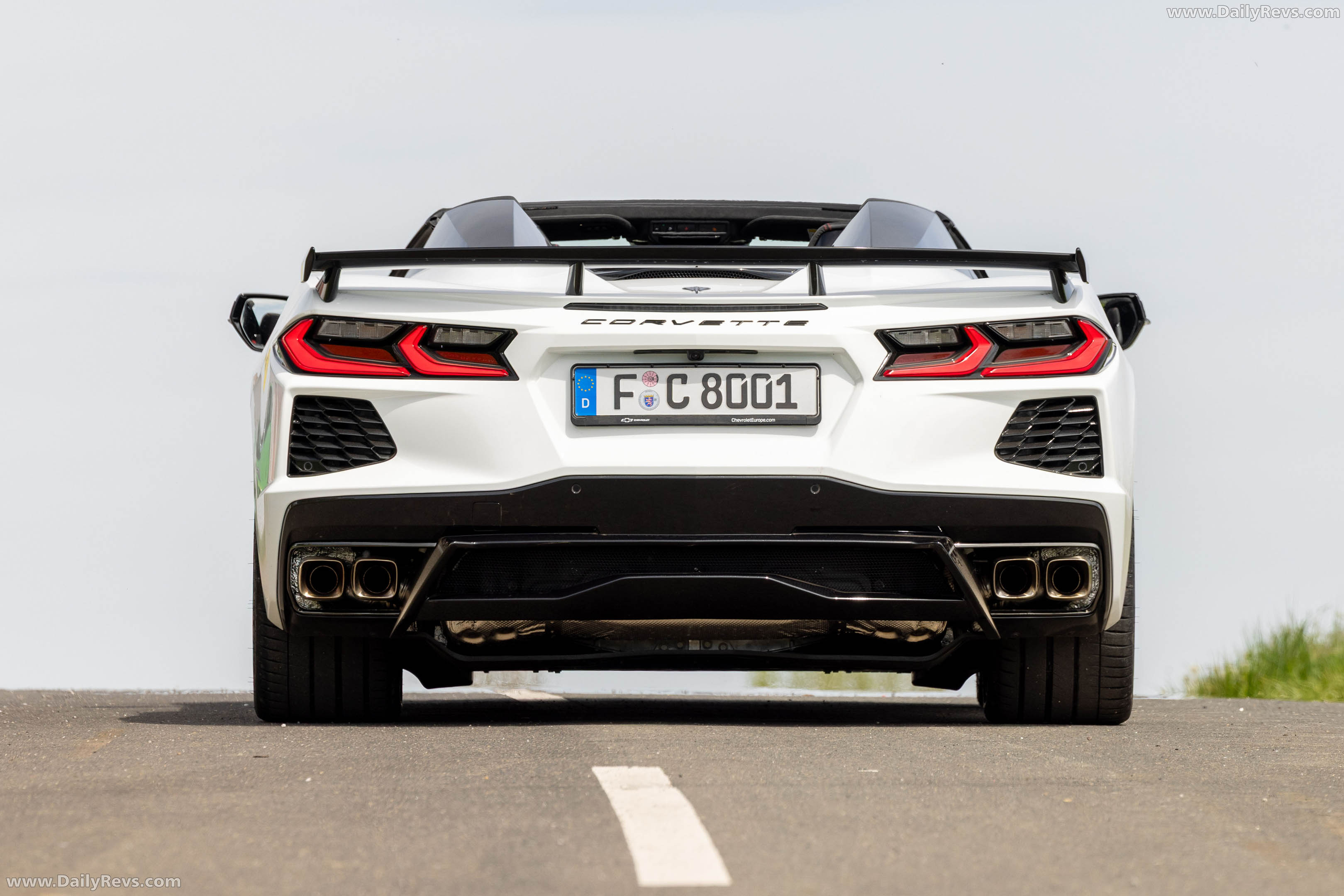 2026 Chevrolet Corvette Stingray Convertible European Version Rear View