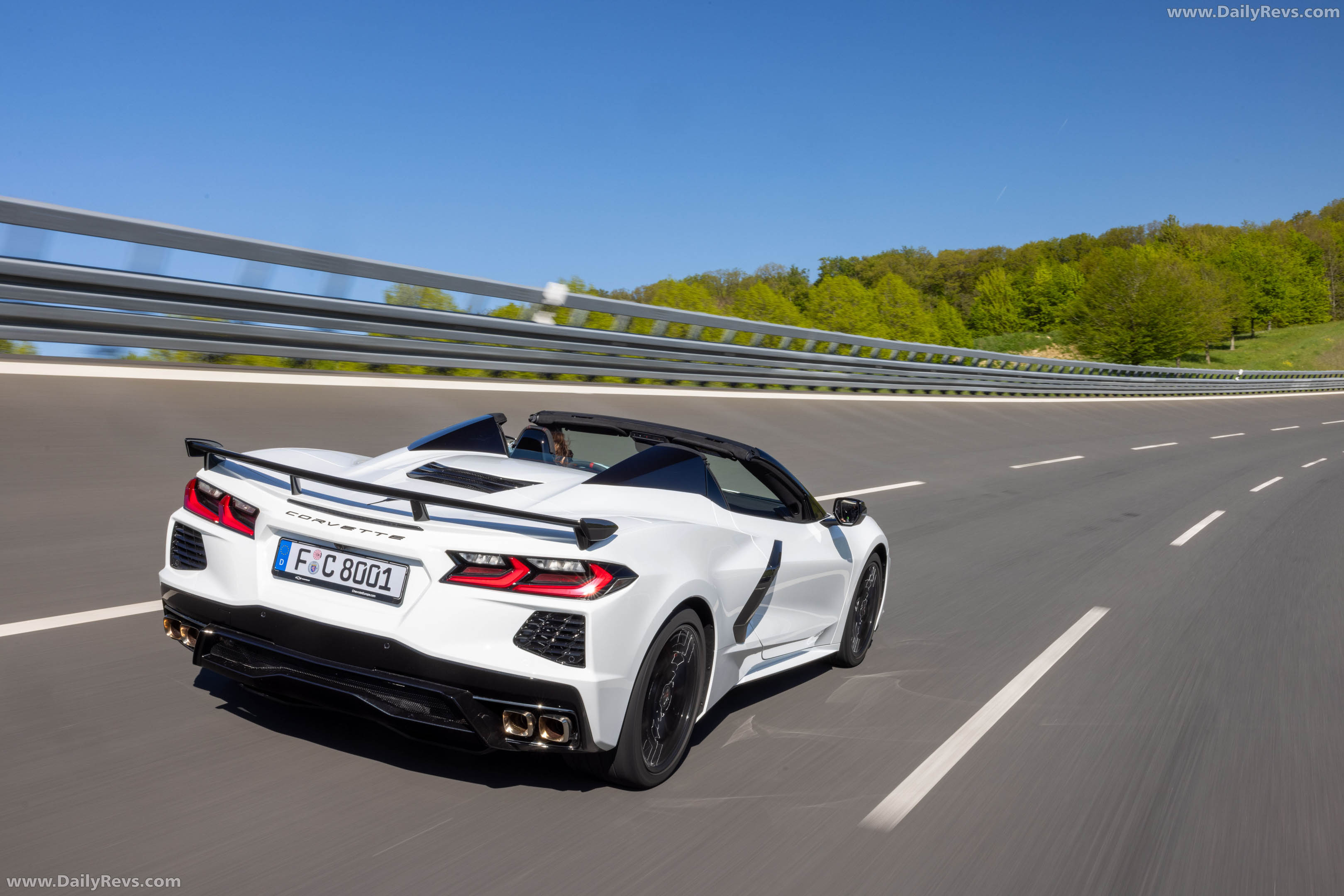 2026 Chevrolet Corvette Stingray Convertible European Version Rear View