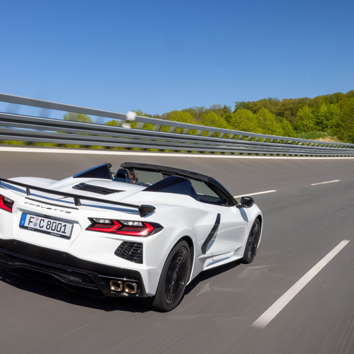 2026 Chevrolet Corvette Stingray Convertible European Version Rear View
