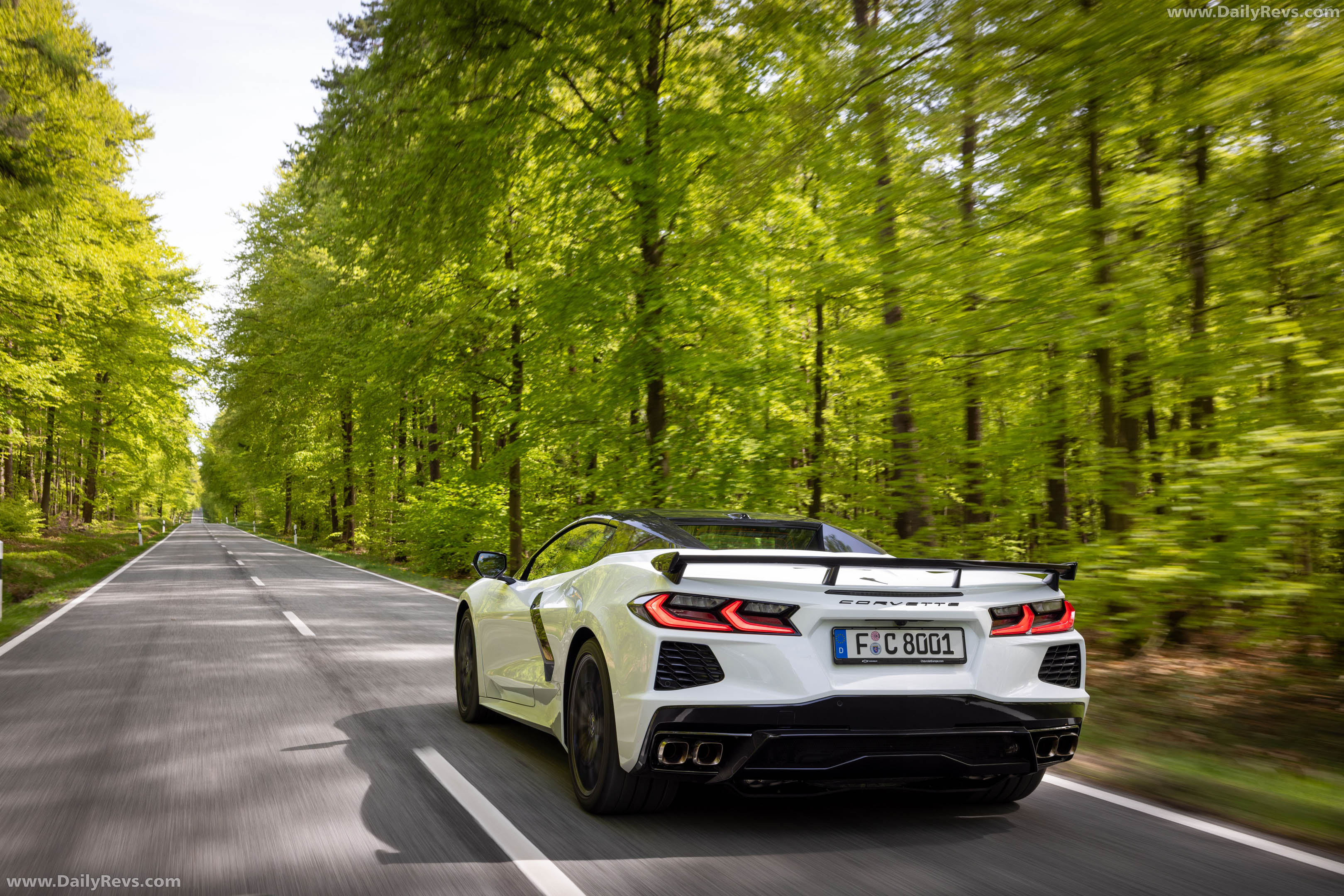 2026 Chevrolet Corvette Stingray Convertible European Version Rear View