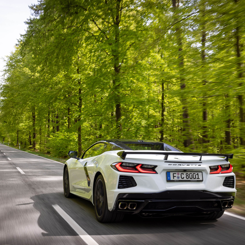 2026 Chevrolet Corvette Stingray Convertible European Version Rear View