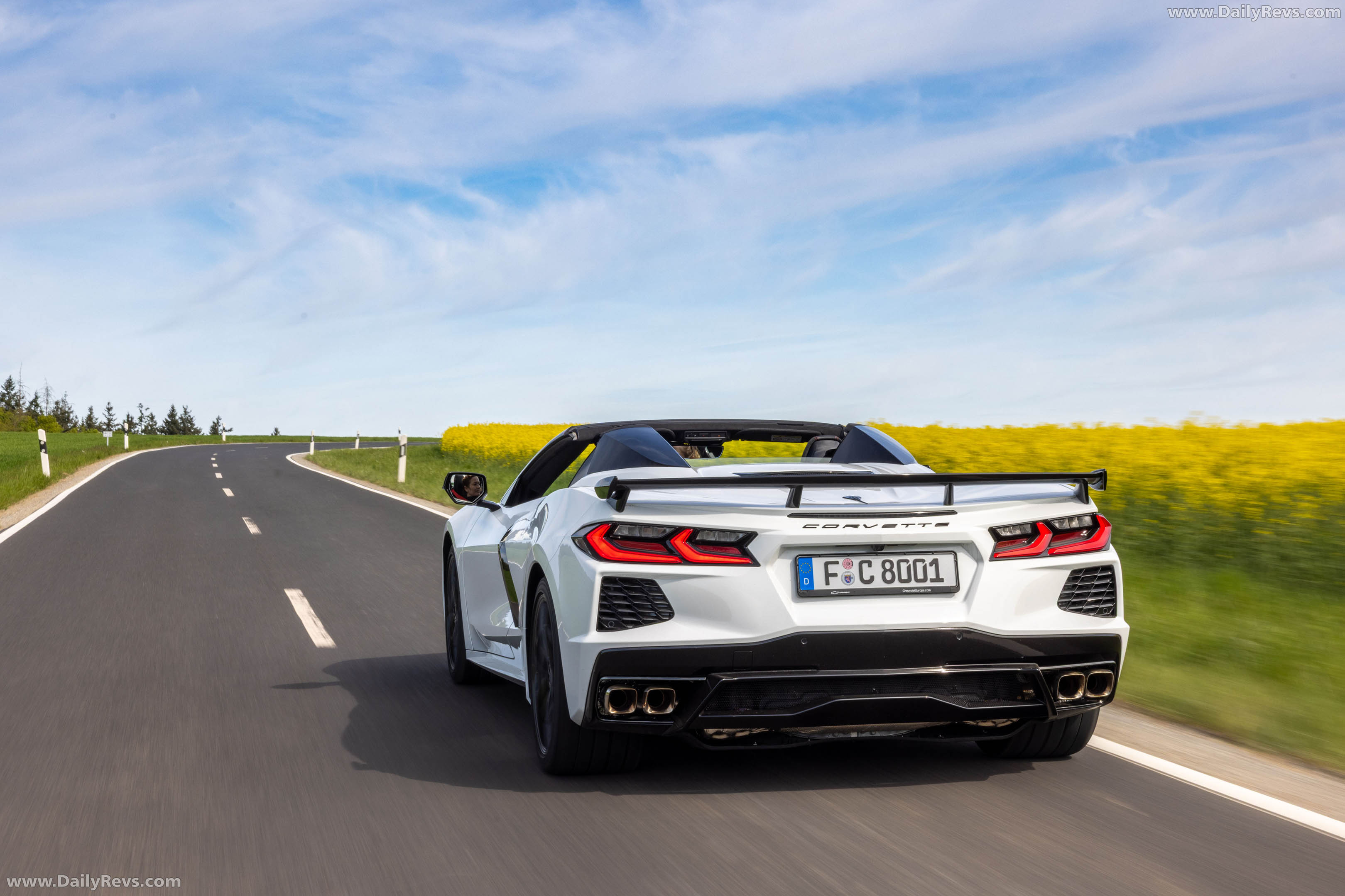 2026 Chevrolet Corvette Stingray Convertible European Version Rear View