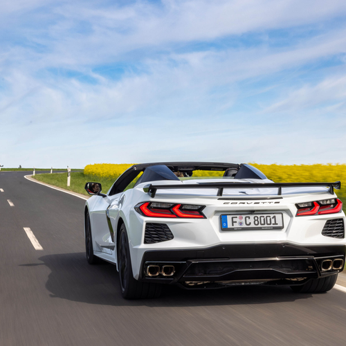 2026 Chevrolet Corvette Stingray Convertible European Version Rear View