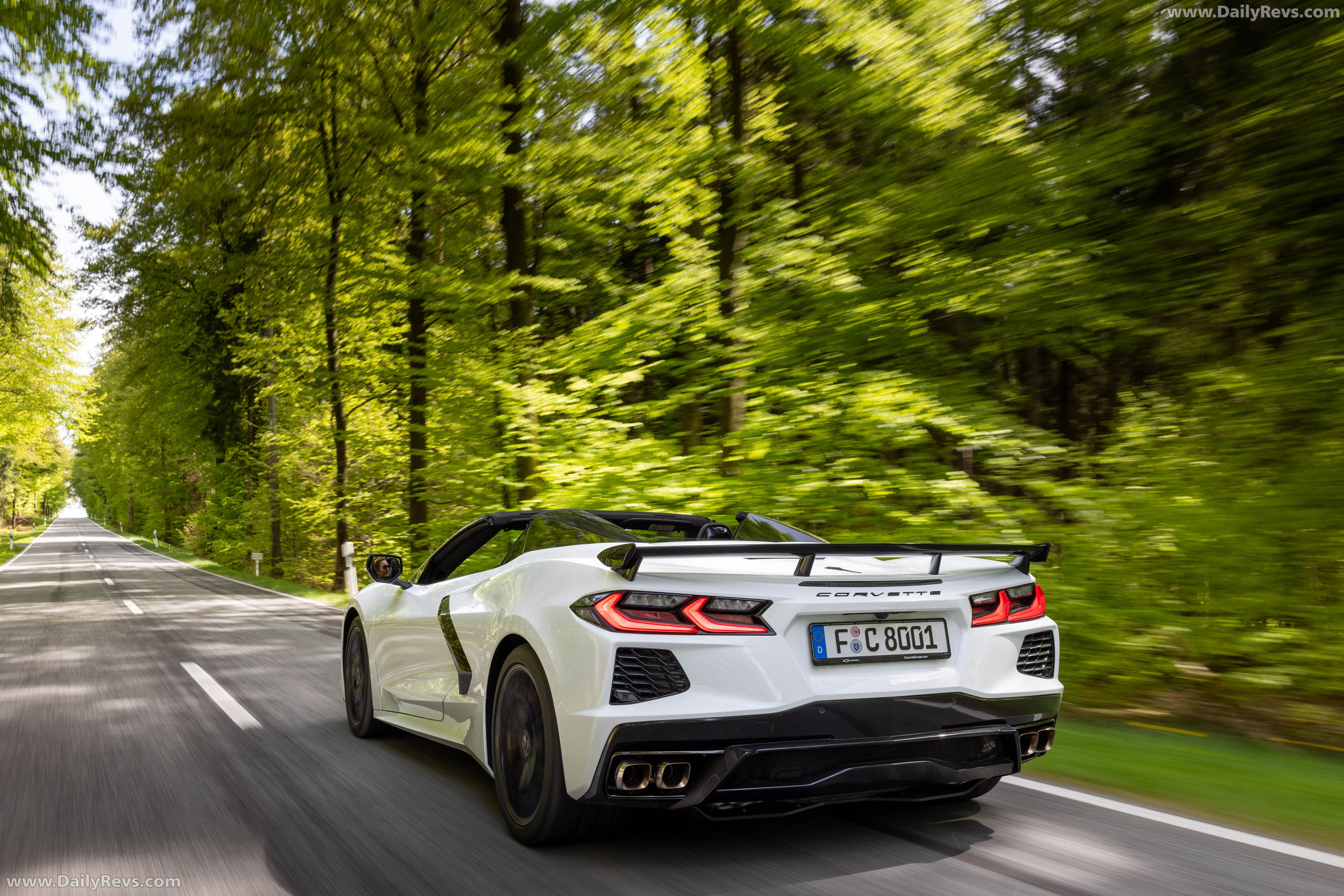 2026 Chevrolet Corvette Stingray Convertible European Version Rear View