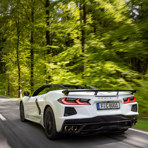 2026 Chevrolet Corvette Stingray Convertible European Version Rear View