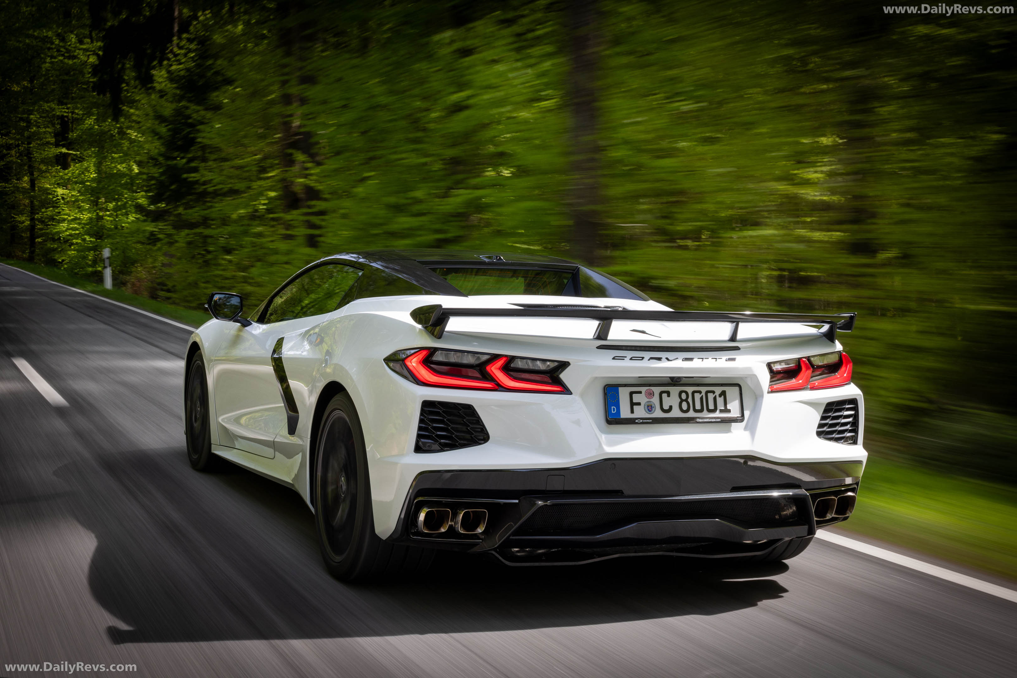 2026 Chevrolet Corvette Stingray Convertible European Version Rear View