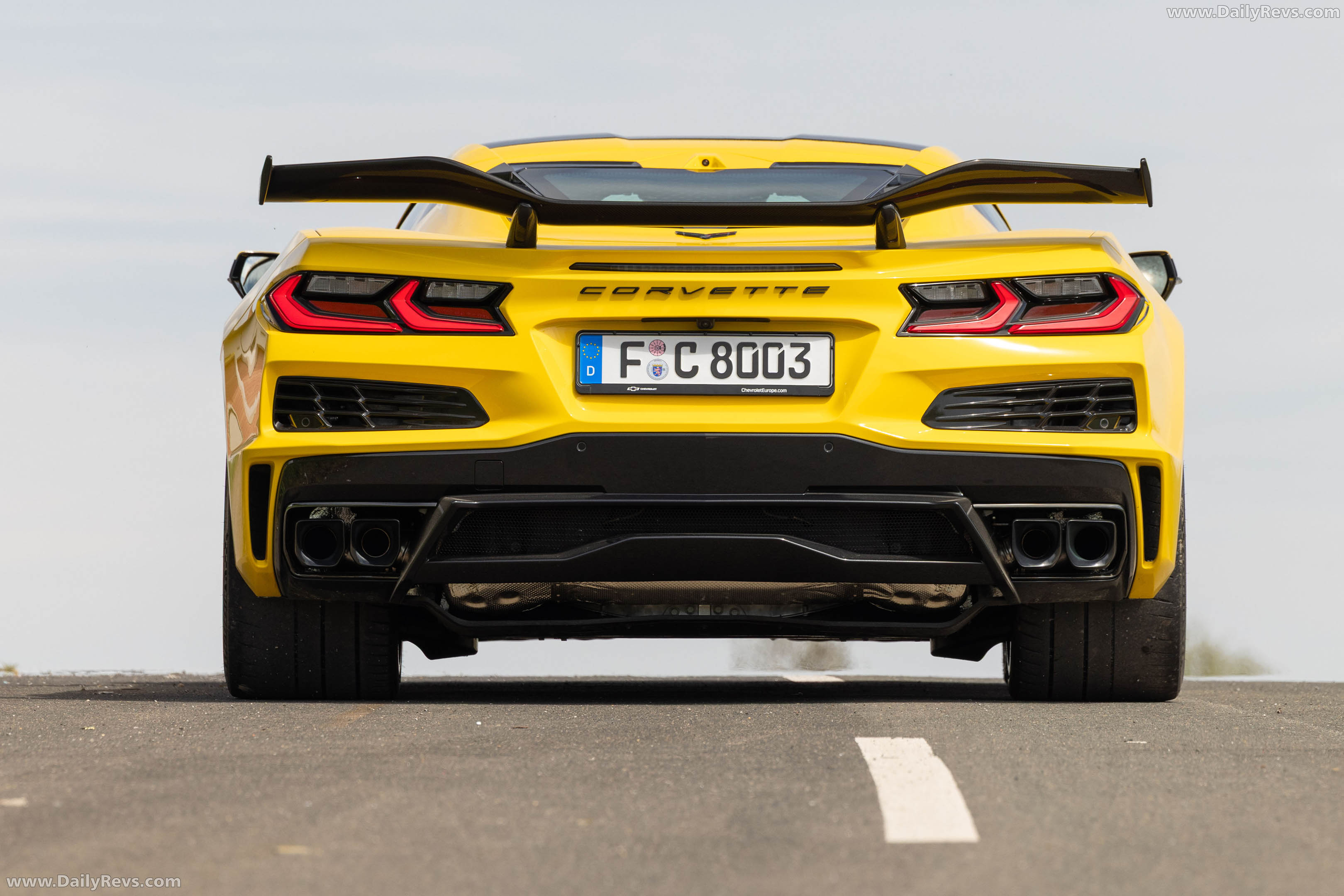 2026 Chevrolet Corvette Z06 European Version Rear View