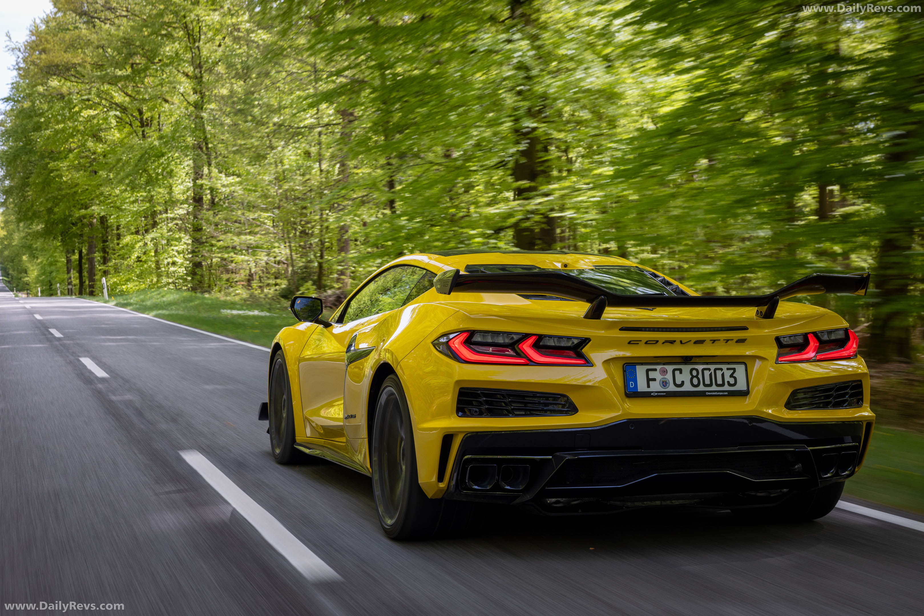 2026 Chevrolet Corvette Z06 European Version Rear View