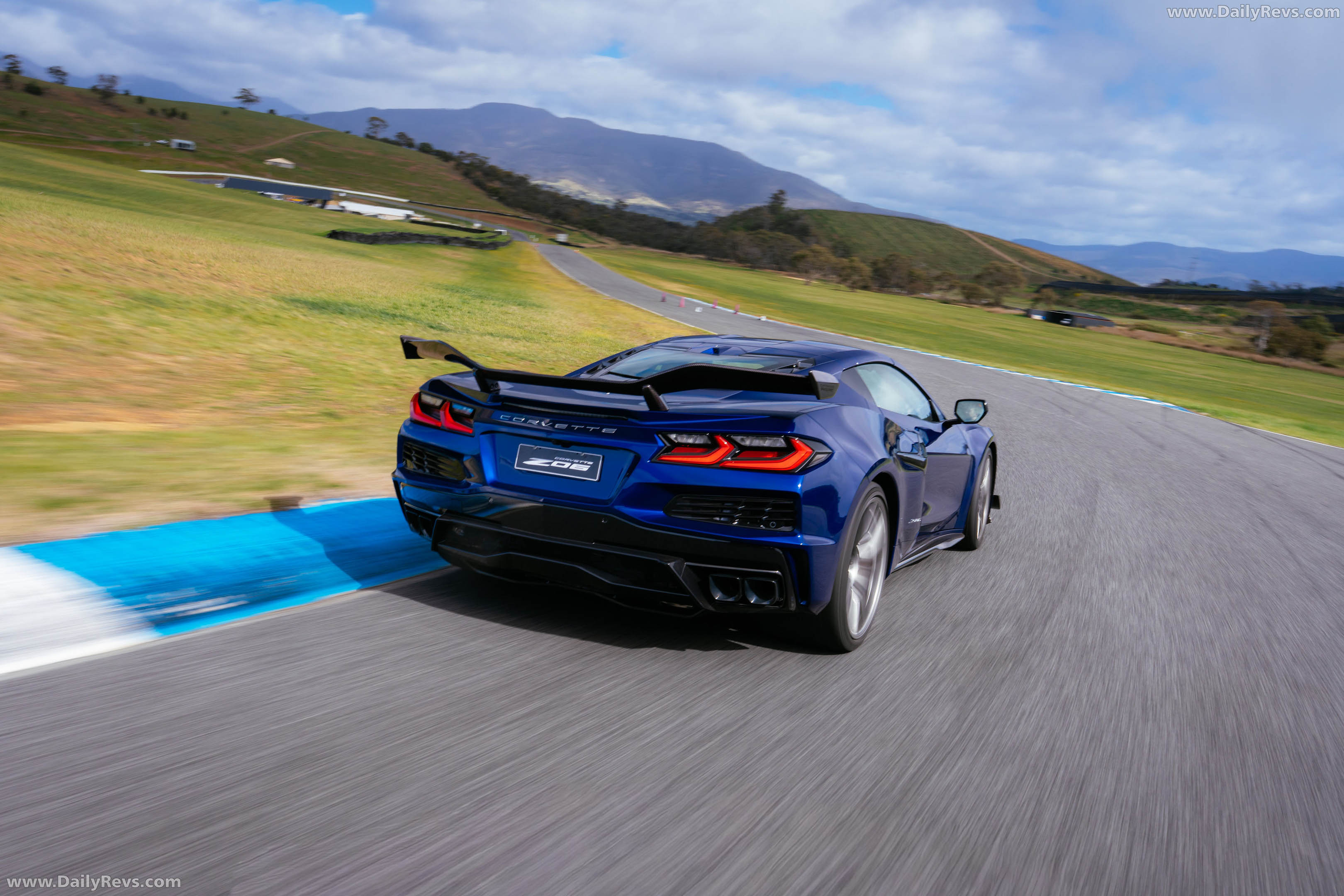2027 Chevrolet Corvette Z06 Rear View