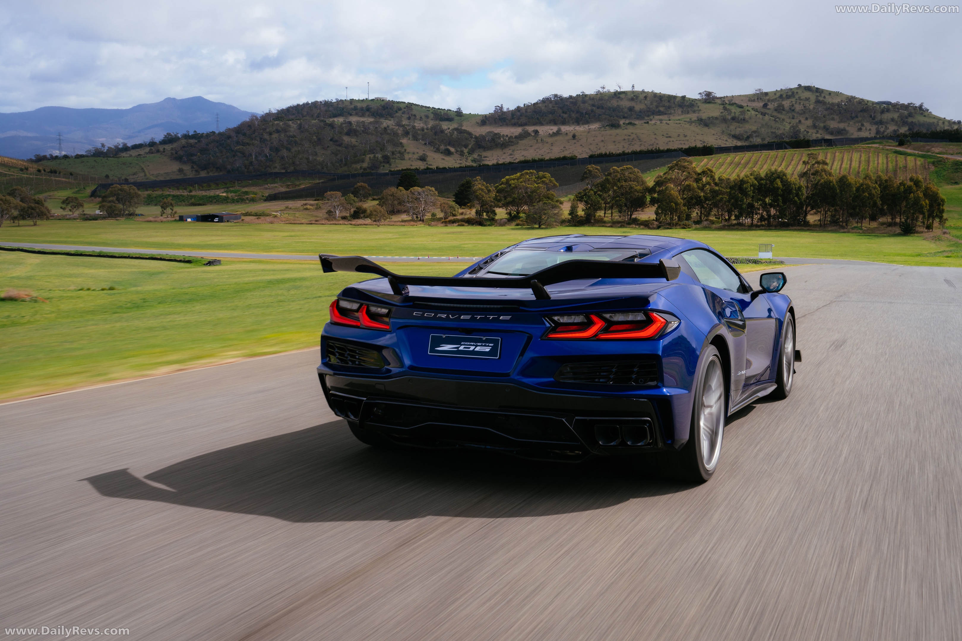 2027 Chevrolet Corvette Z06 Rear View