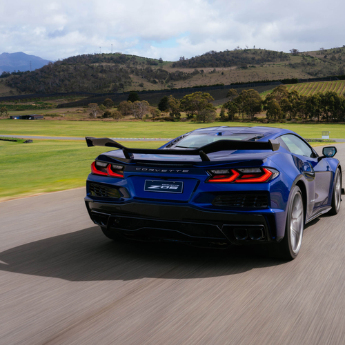 2027 Chevrolet Corvette Z06 Rear View