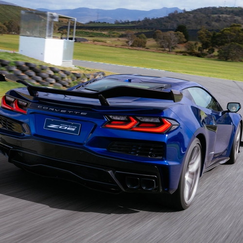 2027 Chevrolet Corvette Z06 Rear View