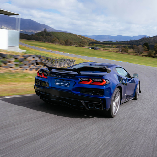 2027 Chevrolet Corvette Z06 Rear View