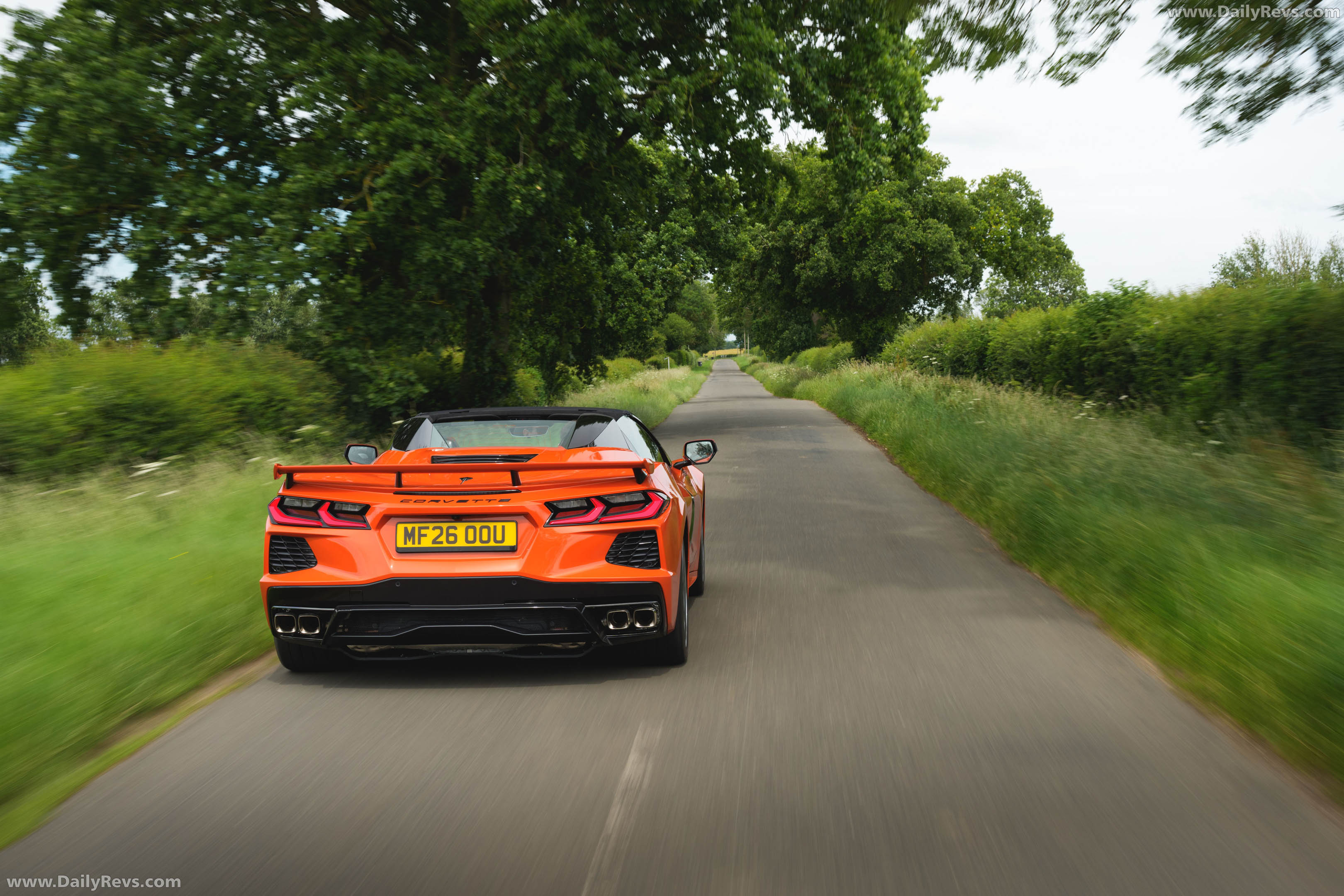 2026 Chevrolet Corvette Stingray UK Version Rear View