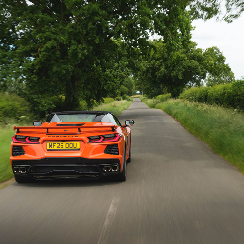 2026 Chevrolet Corvette Stingray UK Version Rear View