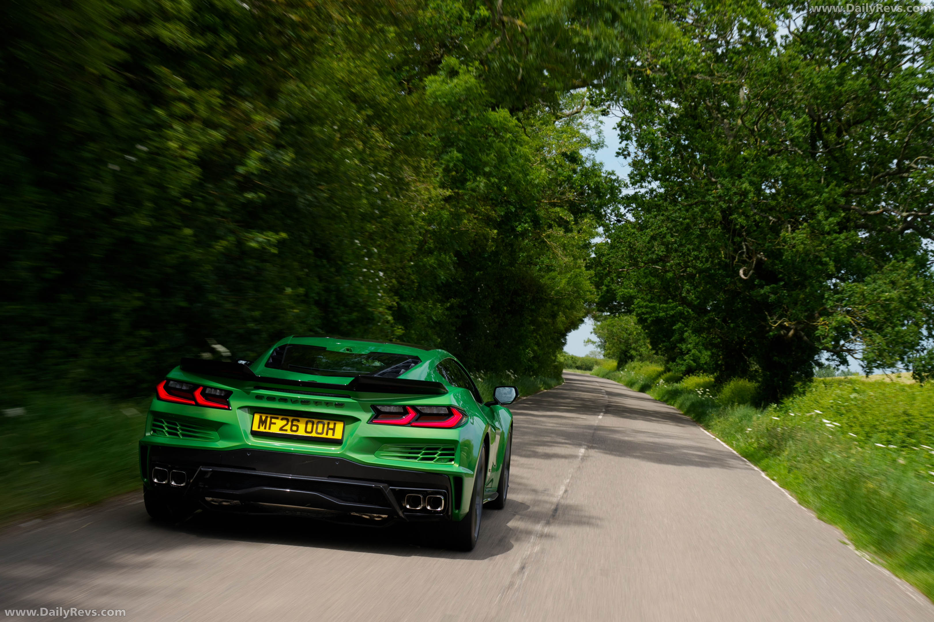 2026 Chevrolet Corvette E-Ray UK Version Rear View
