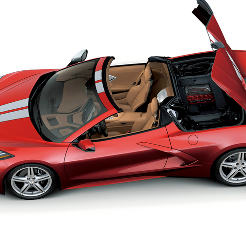 2027 Chevrolet Corvette V8 Tourer Top View
