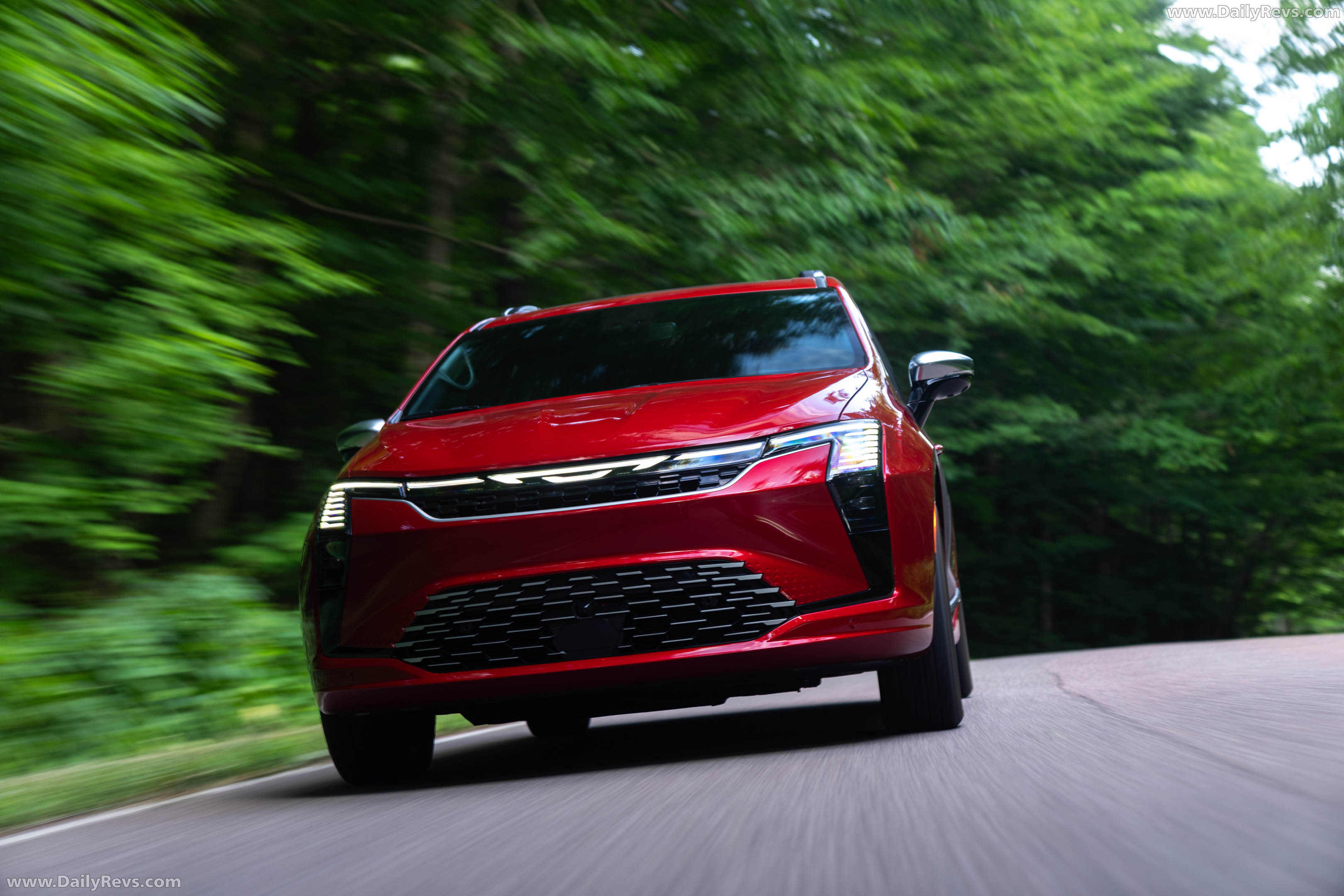 2027 Chrysler Pacifica Pinnacle Red Hot Front View