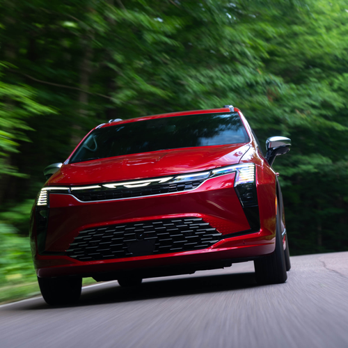 2027 Chrysler Pacifica Pinnacle Red Hot Front View