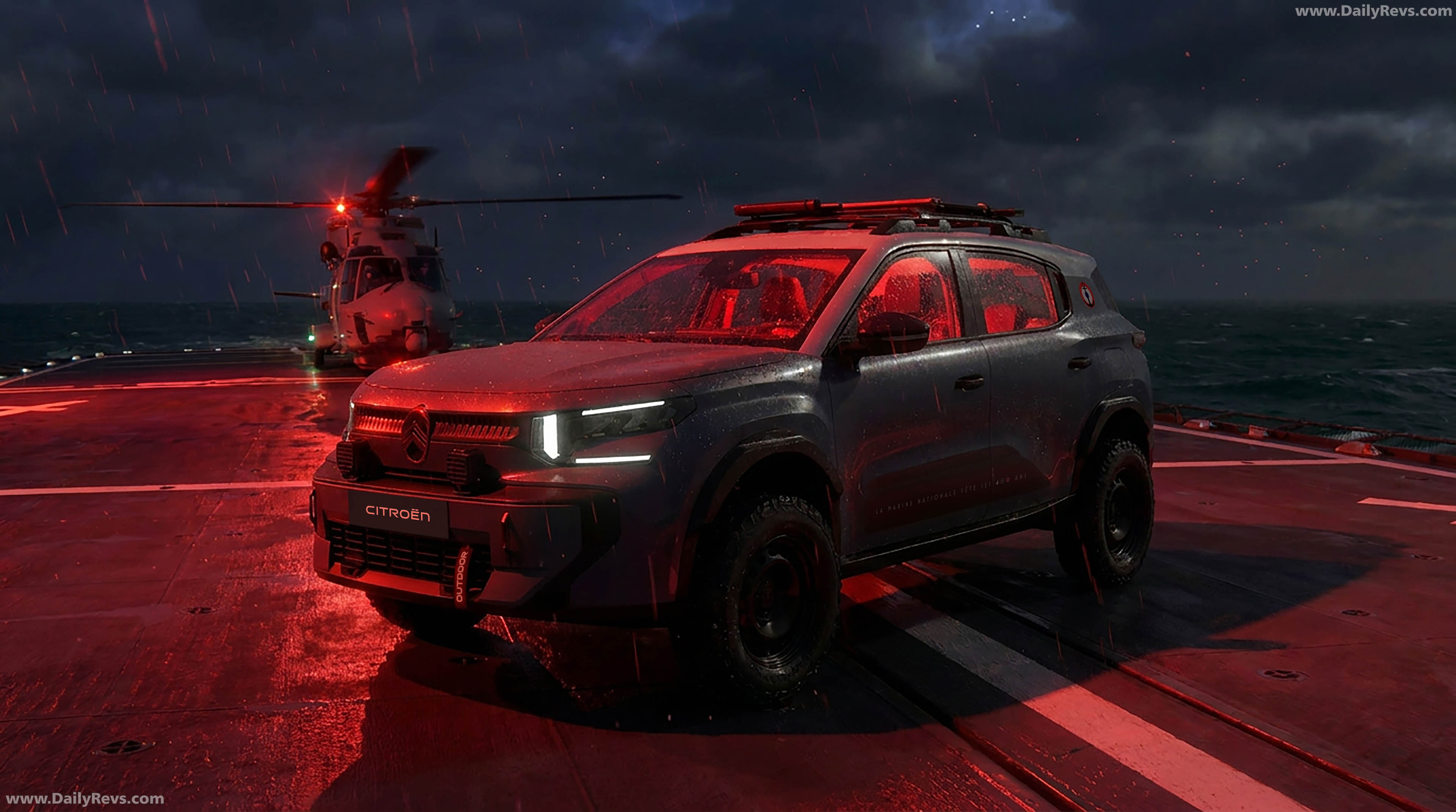 2026 Citroen C3 Aircross Marine Nationale Front View