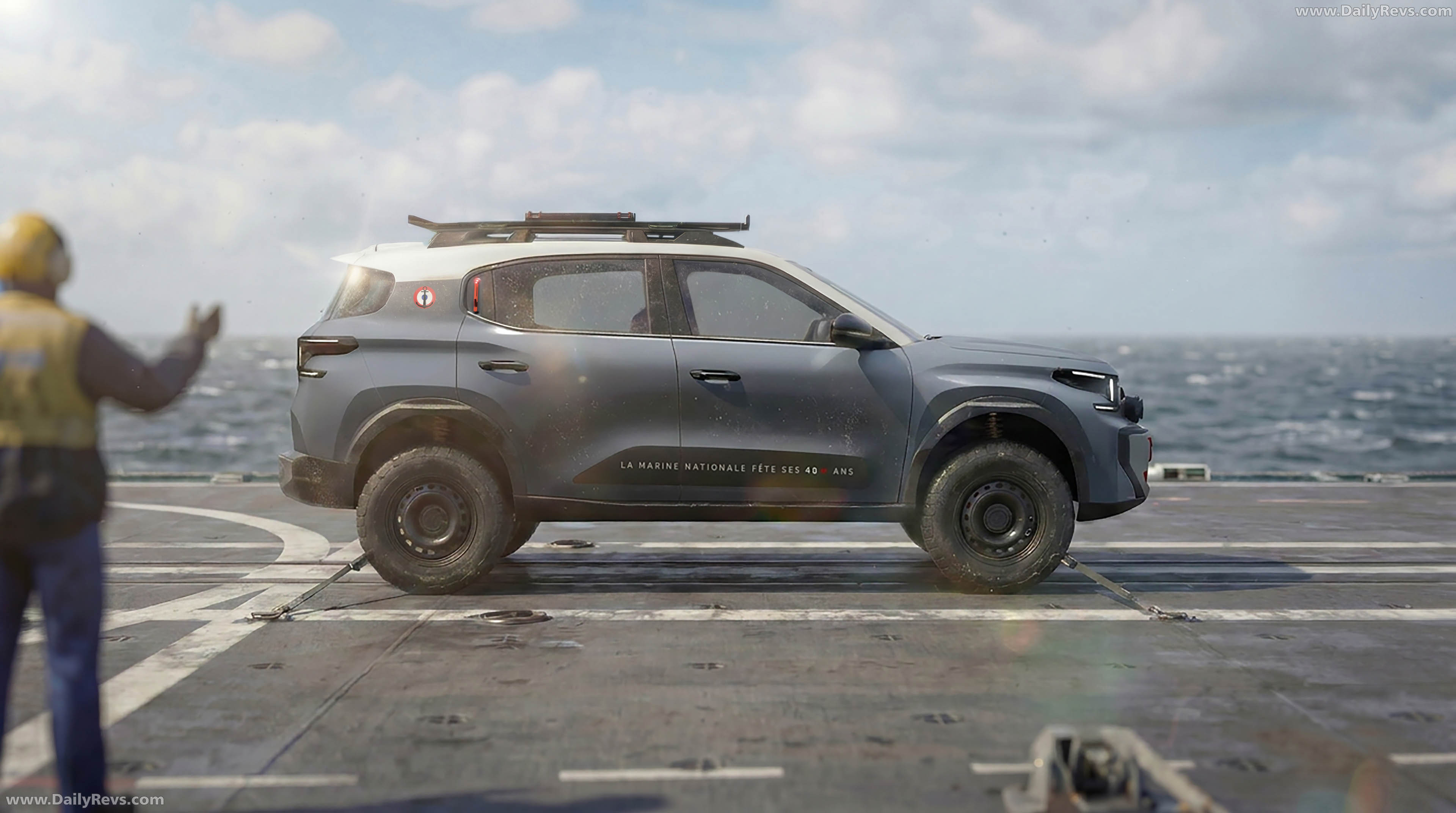 2026 Citroen C3 Aircross Marine Nationale Side View