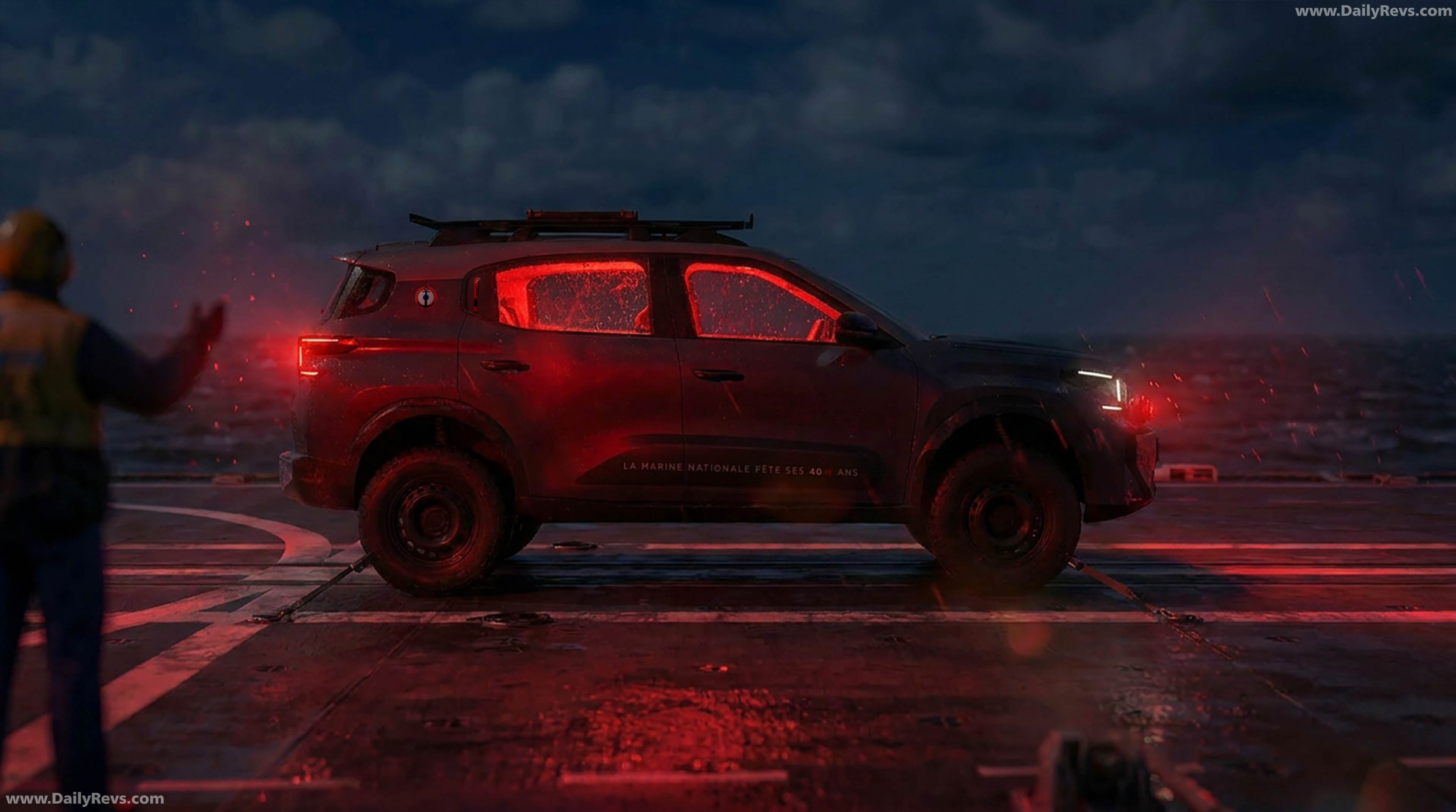2026 Citroen C3 Aircross Marine Nationale Side View