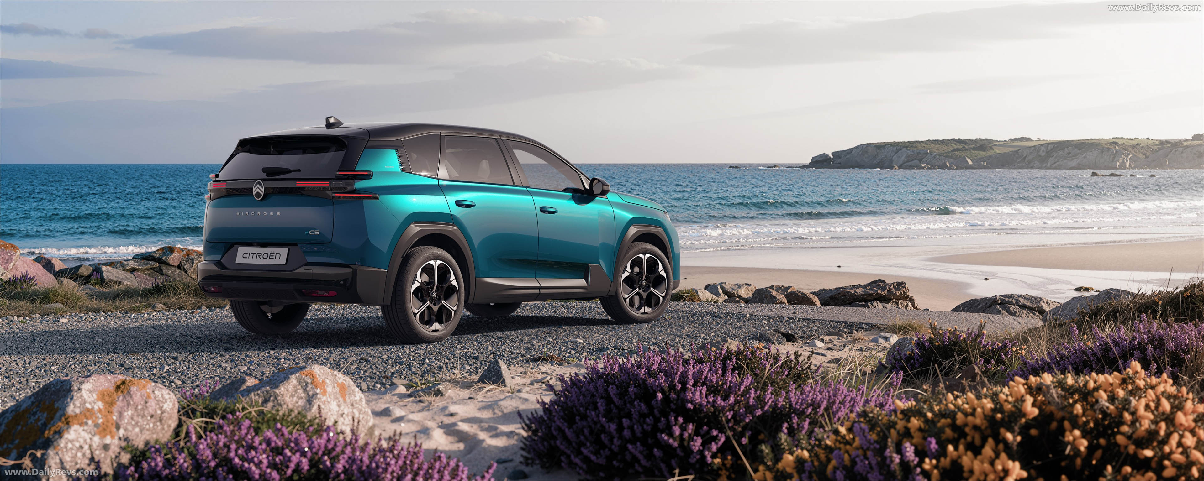 2027 Citroen C5 Aircross Emeraude Rear View