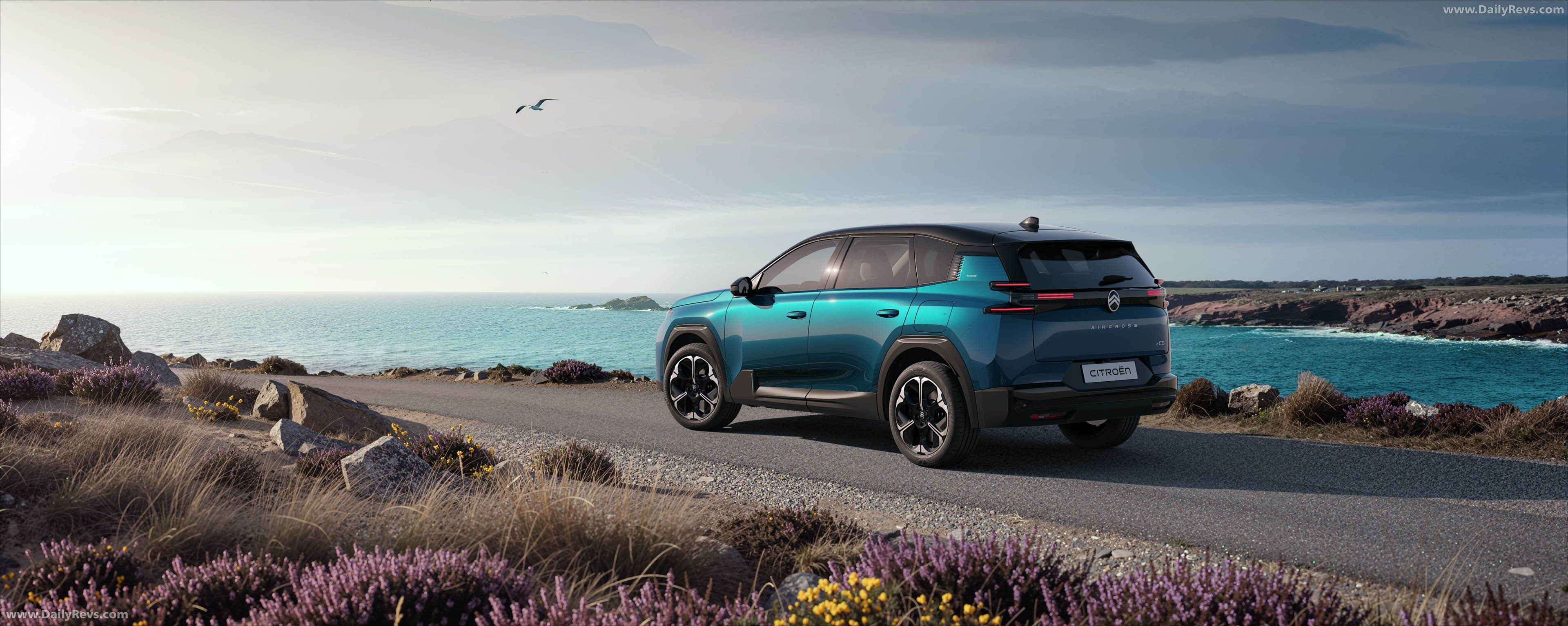 2027 Citroen C5 Aircross Emeraude Rear View