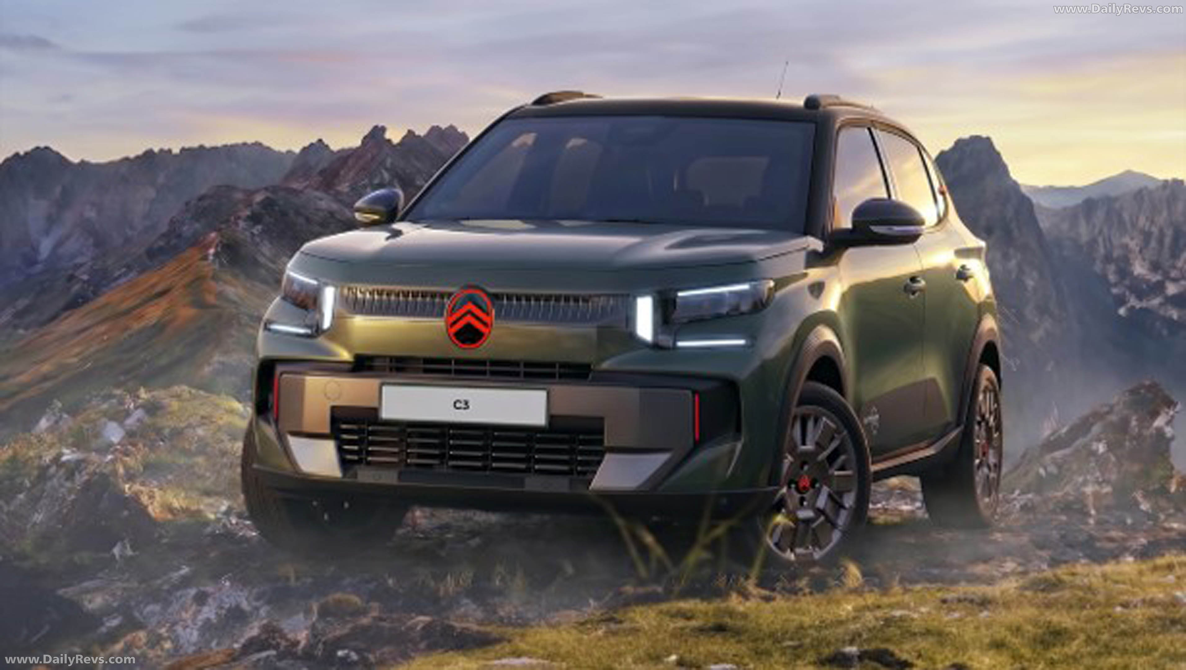 2027 Citroen C3 Aircross Outdoor Front View