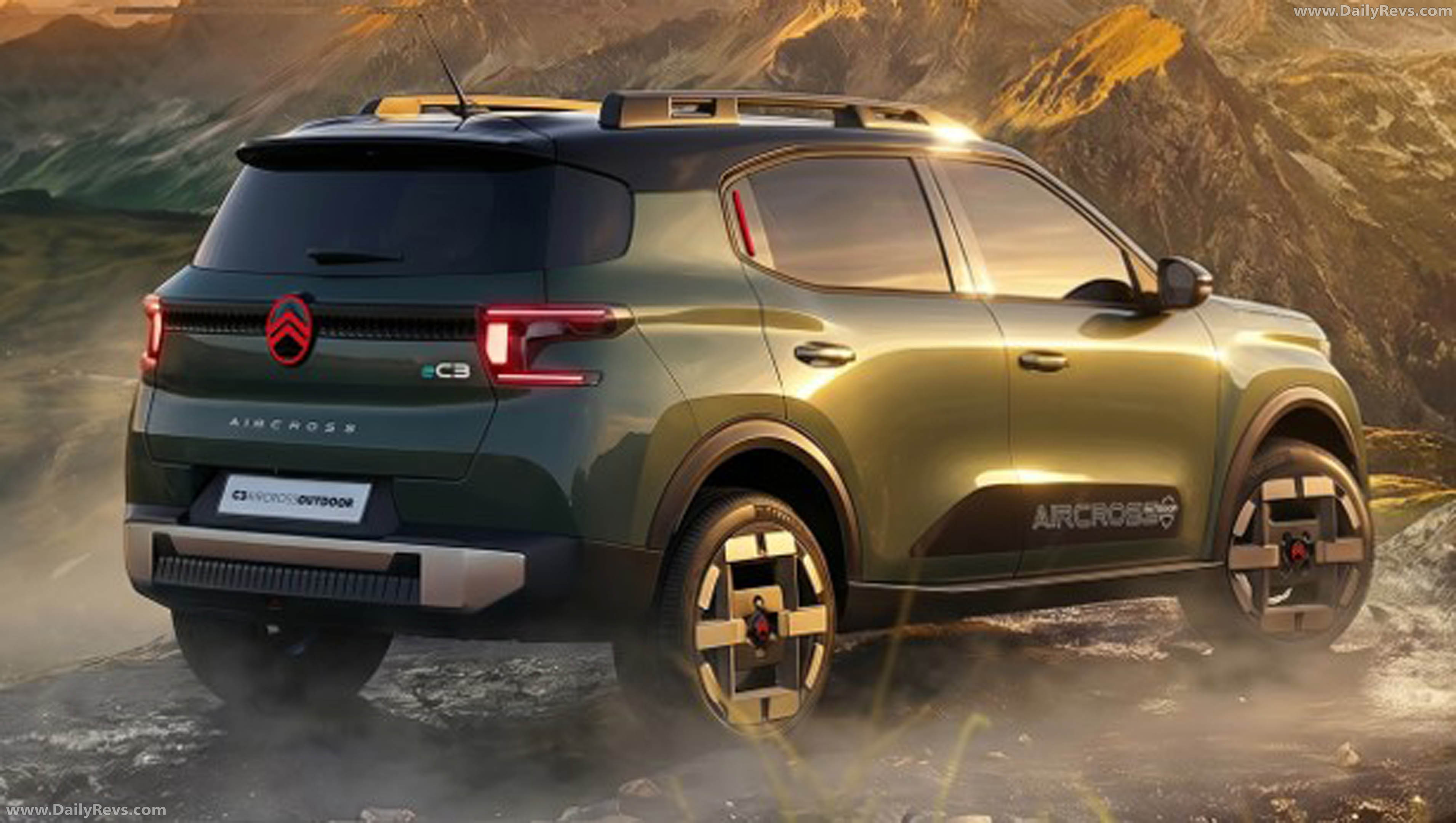 2027 Citroen C3 Aircross Outdoor Rear View