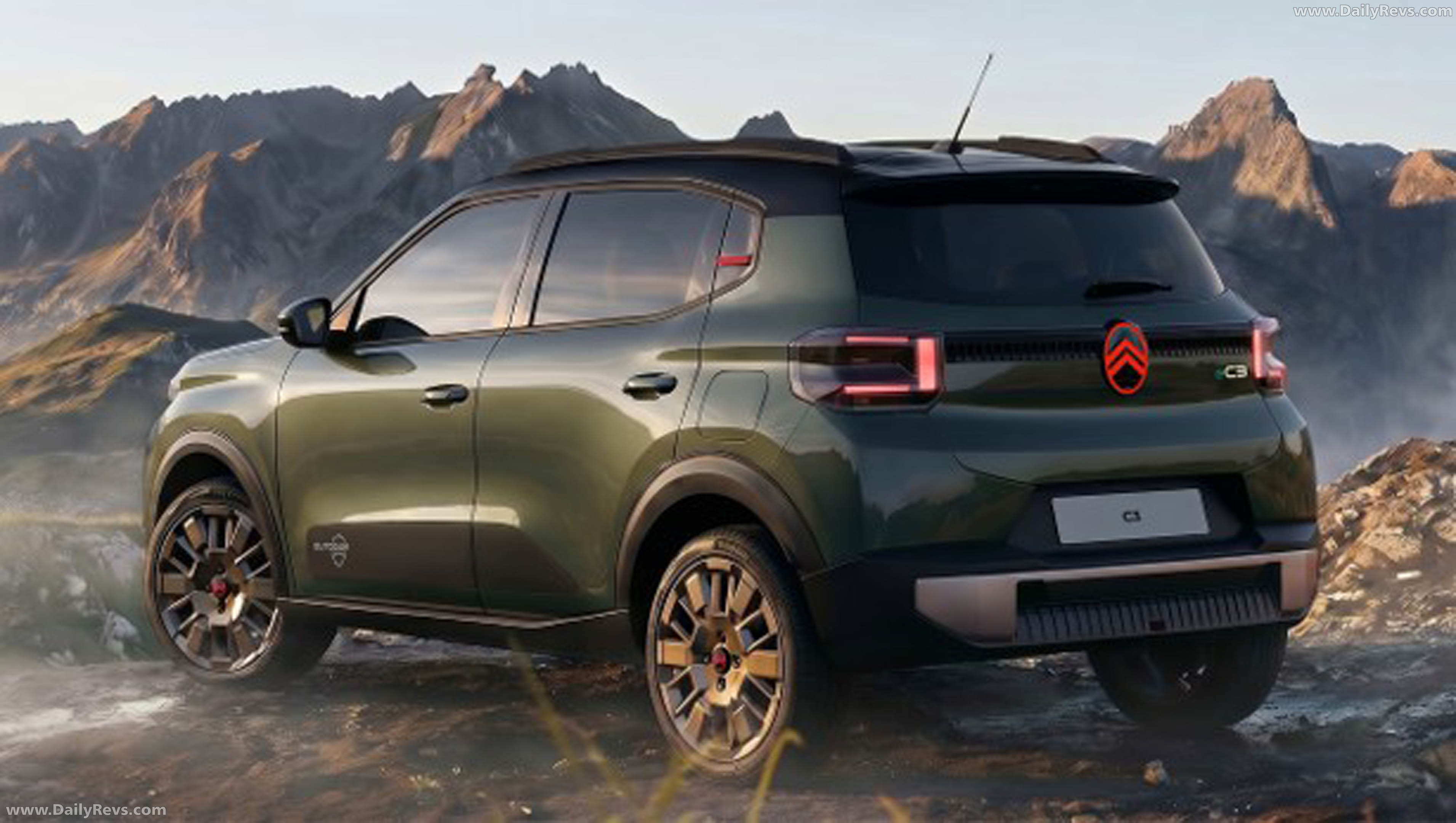 2027 Citroen C3 Aircross Outdoor Rear View