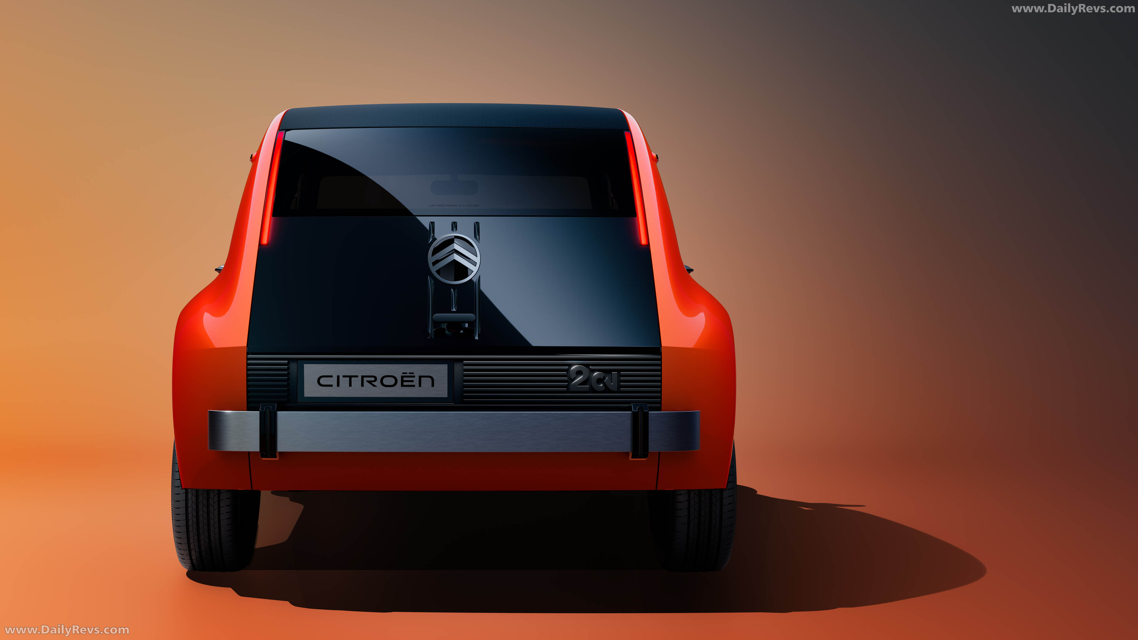 2026 Citroen 2 CV Concept Rear View