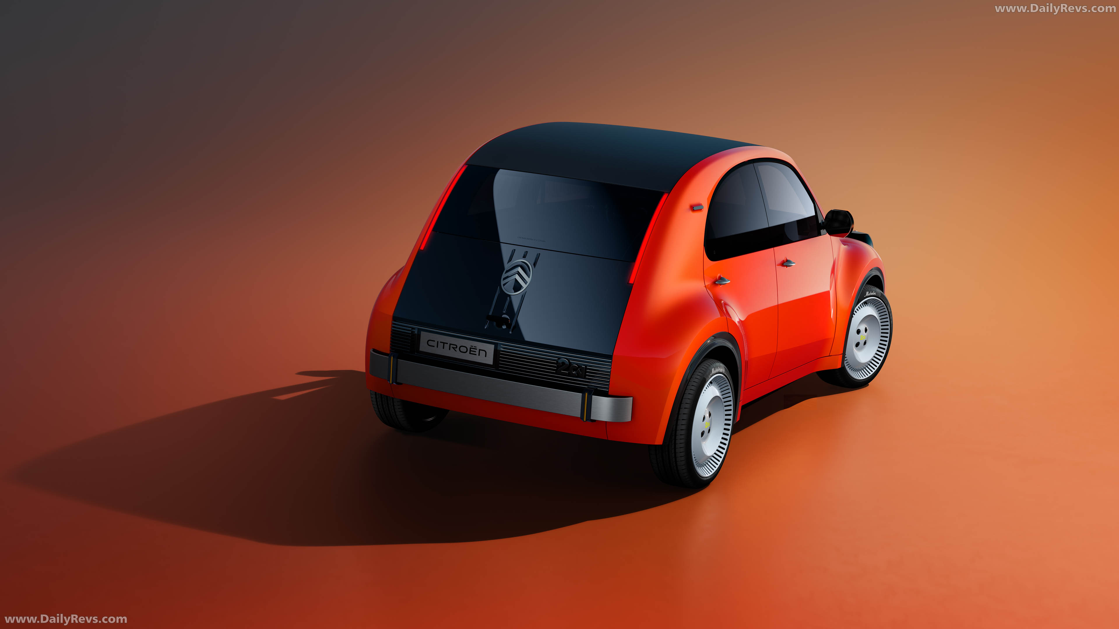 2026 Citroen 2 CV Concept Rear View
