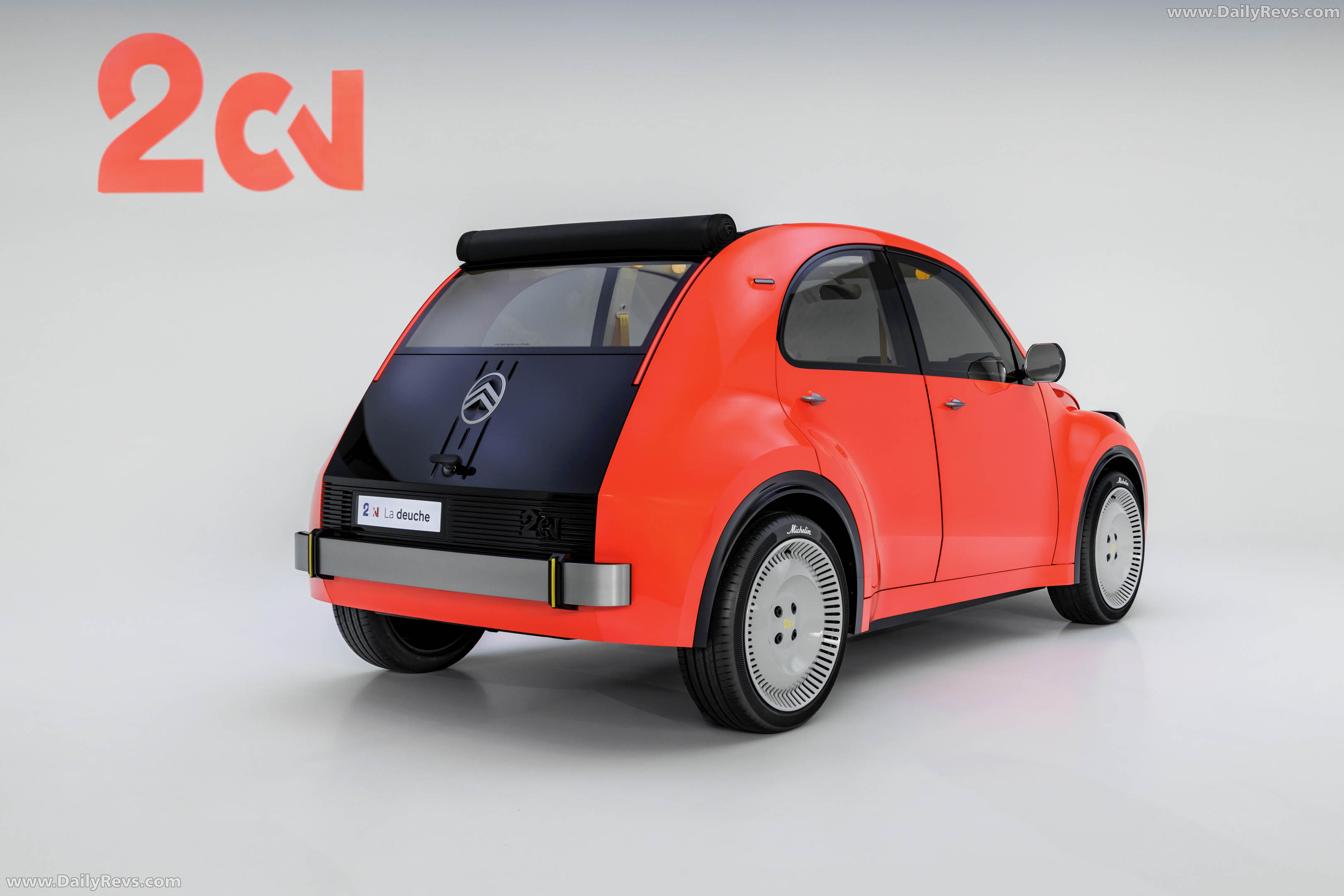2026 Citroen 2 CV Concept Rear View