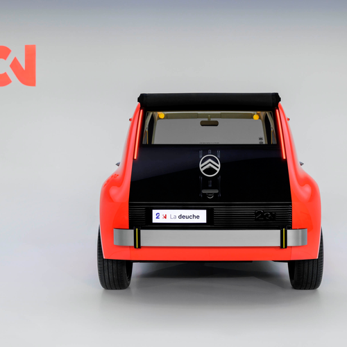 2026 Citroen 2 CV Concept Rear View