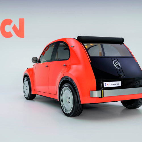 2026 Citroen 2 CV Concept Rear View