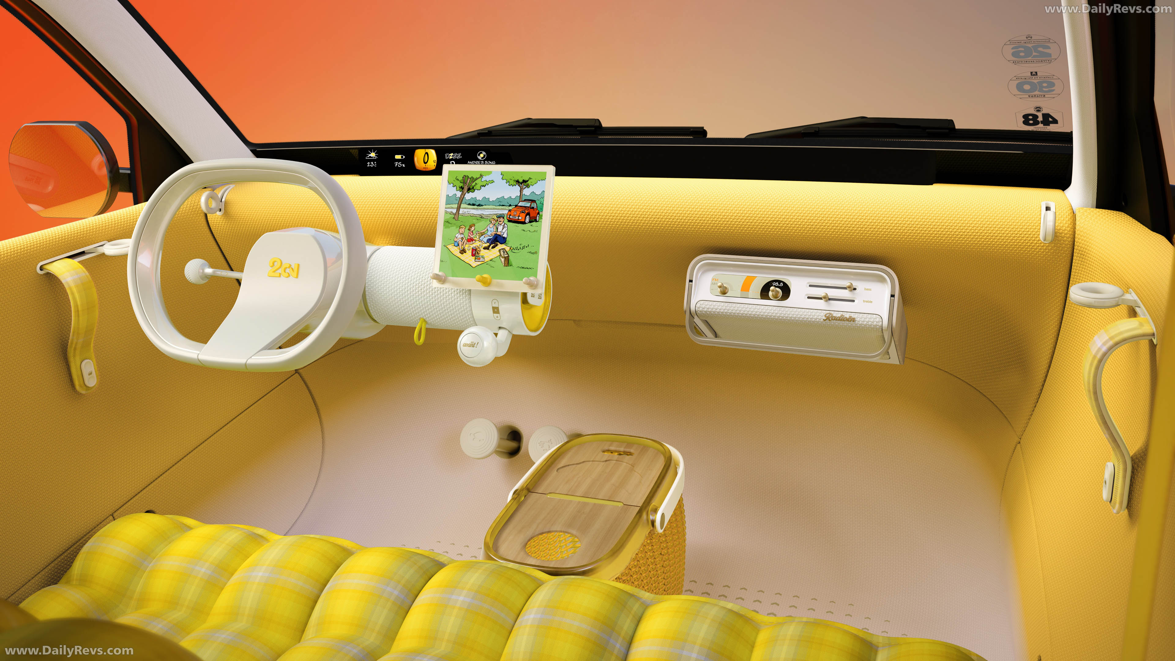 2026 Citroen 2 CV Concept Interior