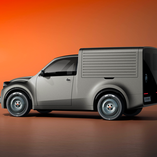 2026 Citroen 2 CV Fourgonnette Concept Rear View