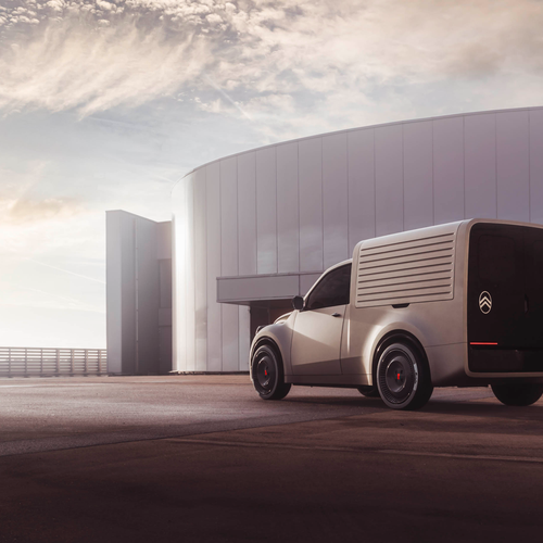 2026 Citroen 2 CV Fourgonnette Concept Rear View