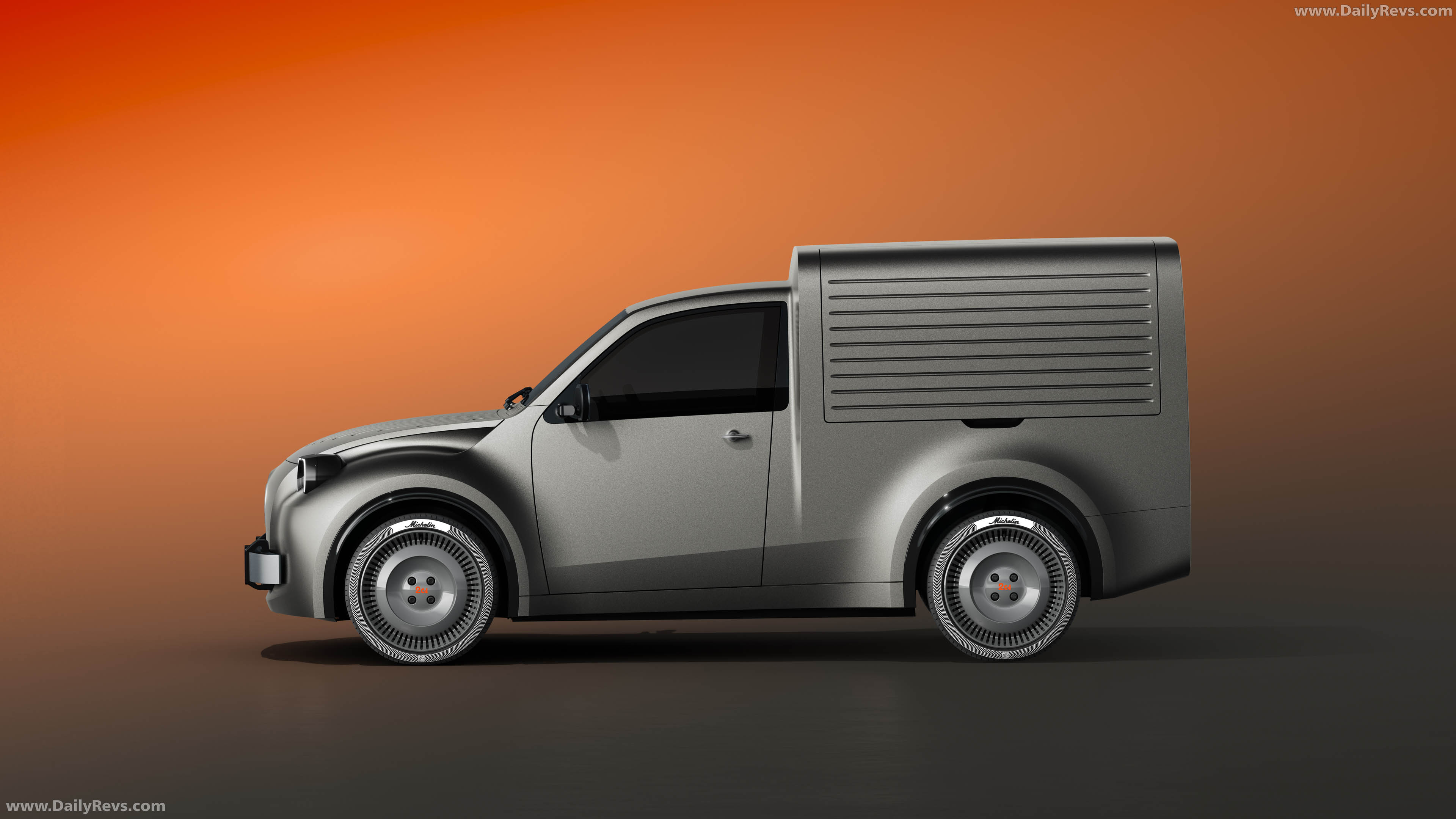 2026 Citroen 2 CV Fourgonnette Concept Side View