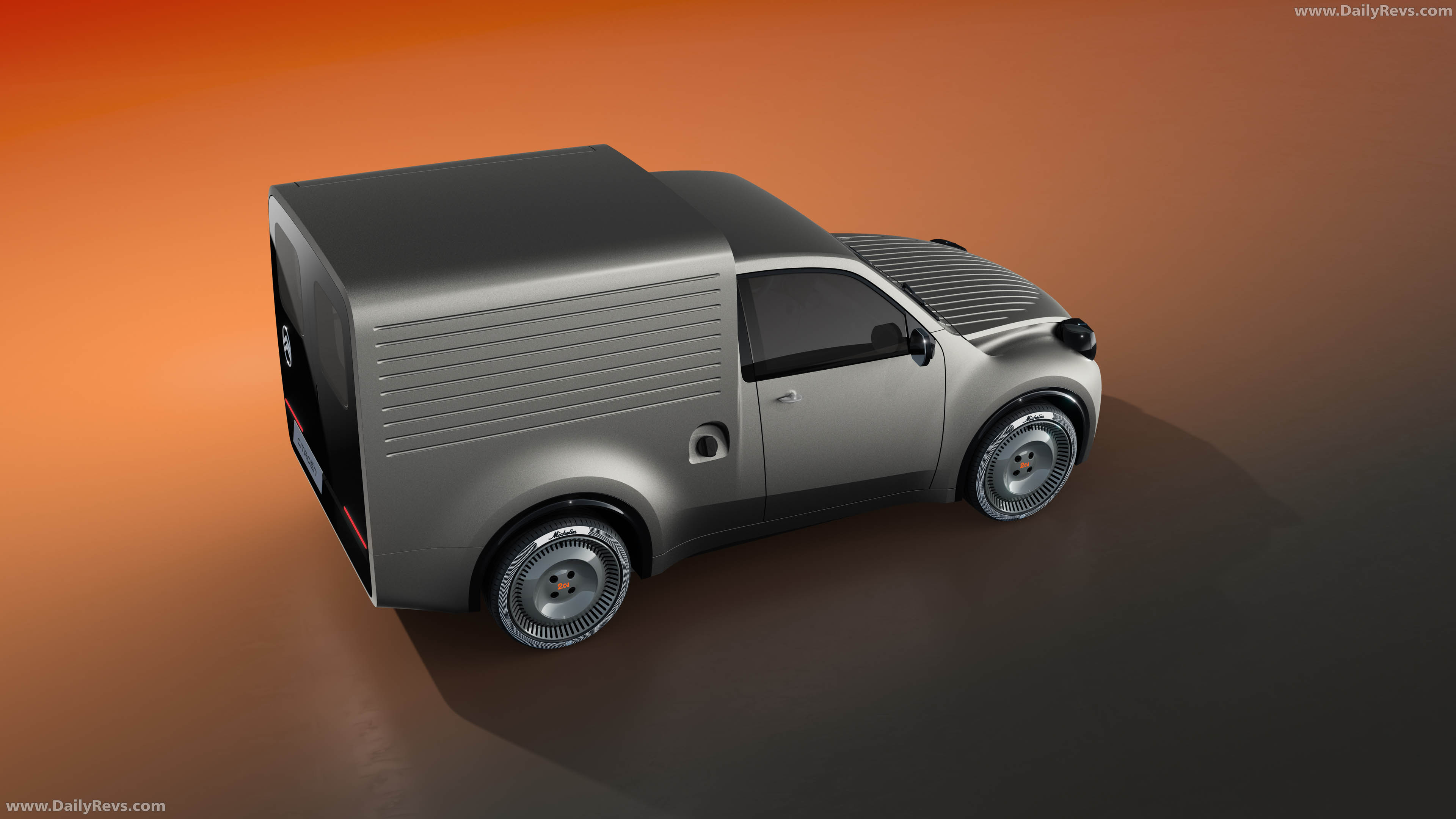 2026 Citroen 2 CV Fourgonnette Concept Top View