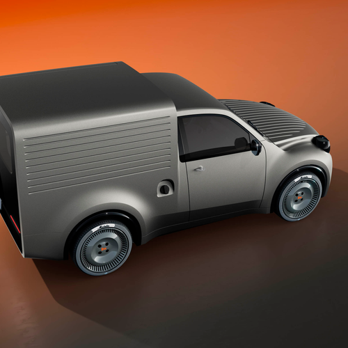 2026 Citroen 2 CV Fourgonnette Concept Top View