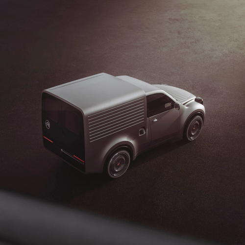 2026 Citroen 2 CV Fourgonnette Concept Top View