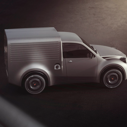 2026 Citroen 2 CV Fourgonnette Concept Top View