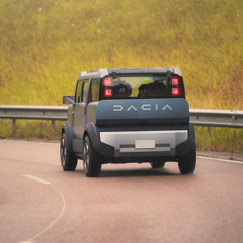 2025 Dacia Hipster Concept Rear View