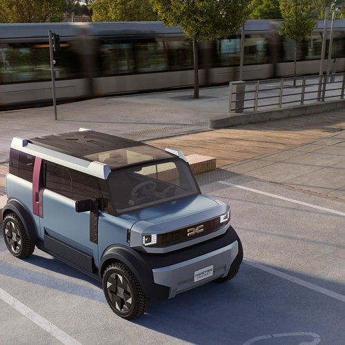2025 Dacia Hipster Concept Top View