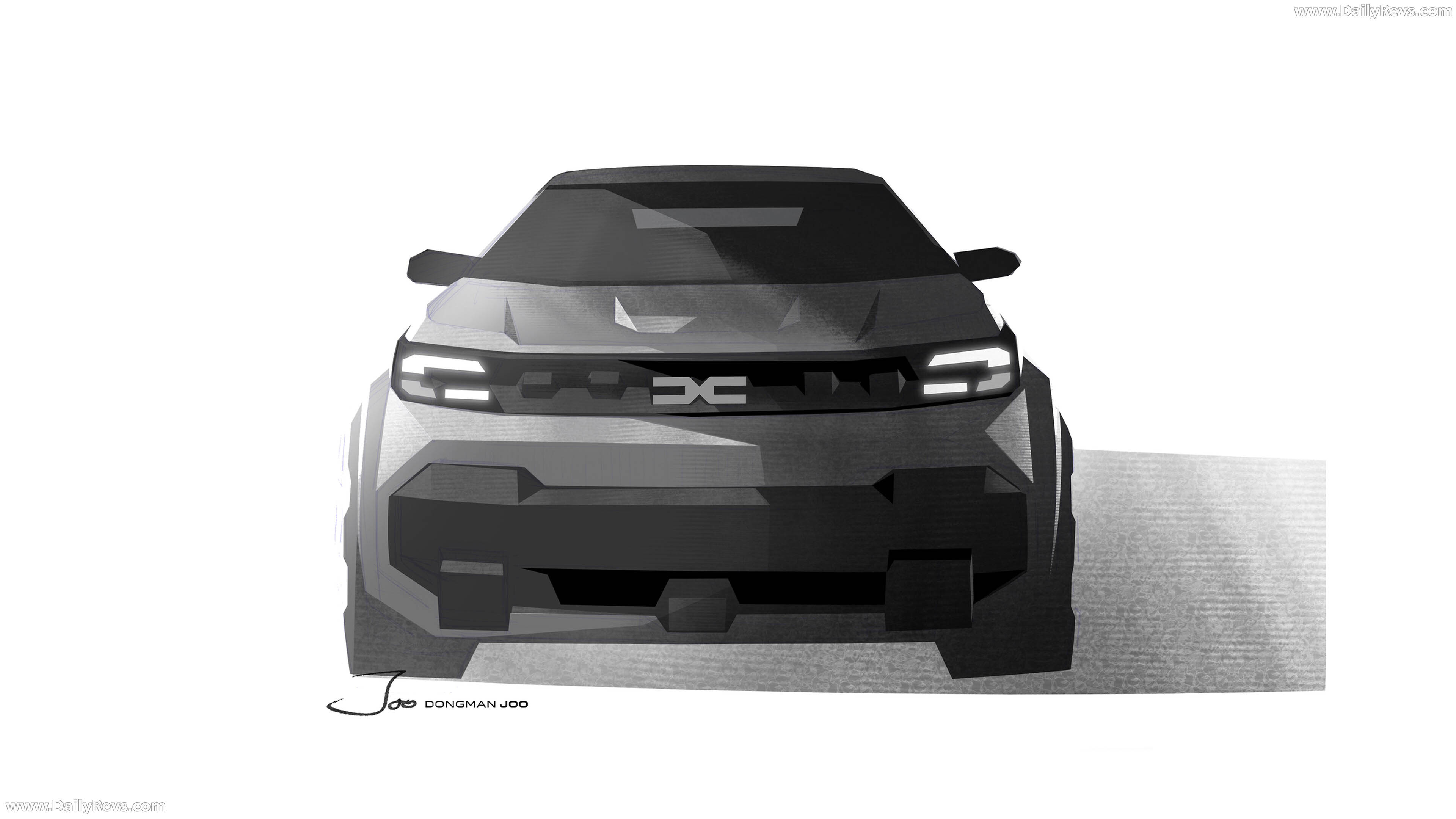 2027 Dacia Spring Sketches