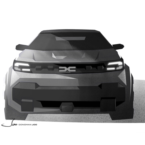 2027 Dacia Spring Sketches