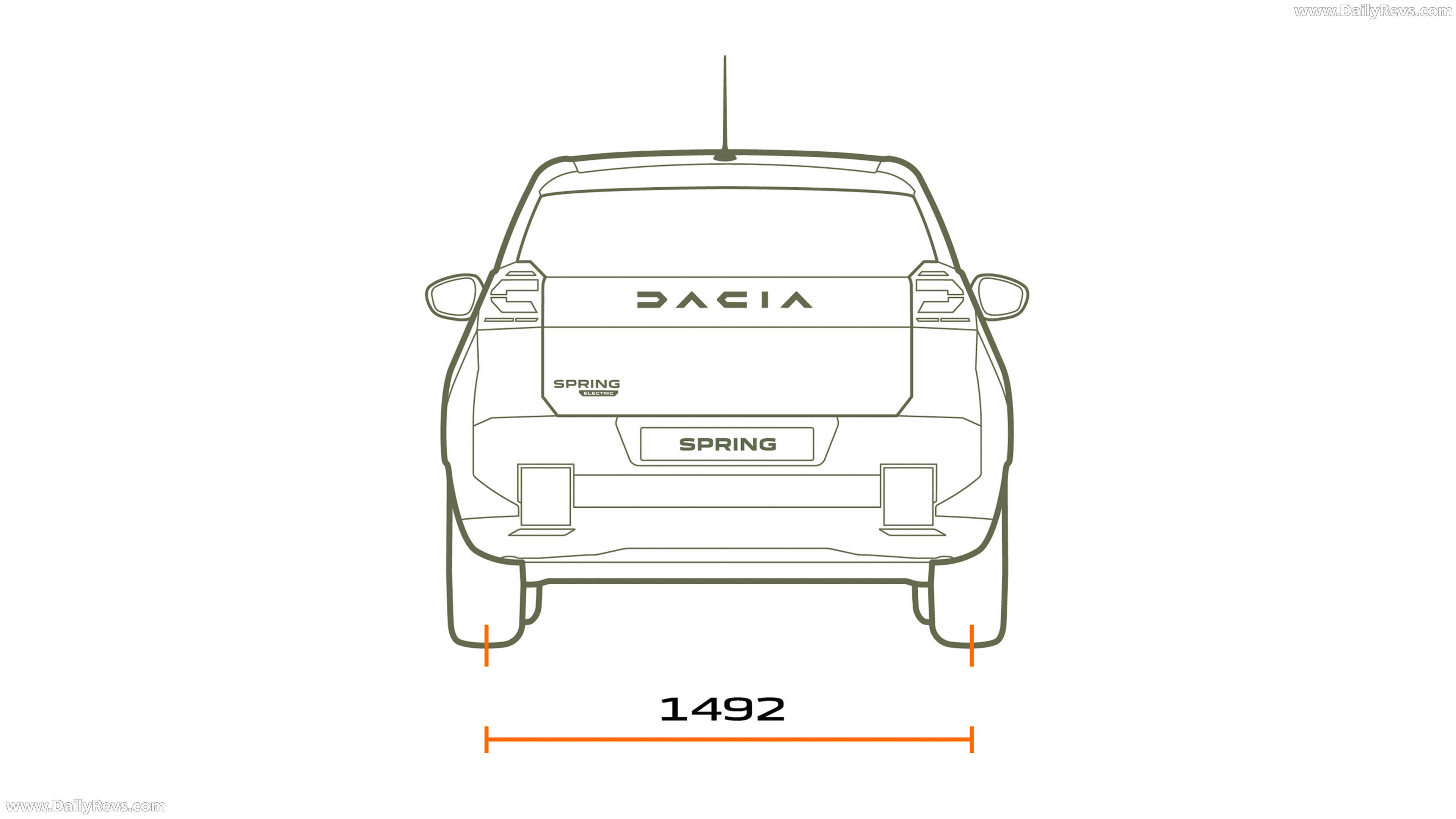 2027 Dacia Spring Sketches